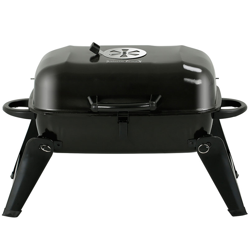 Mastercook 18"" Portable Charcoal Grill with Smoker Wayfair